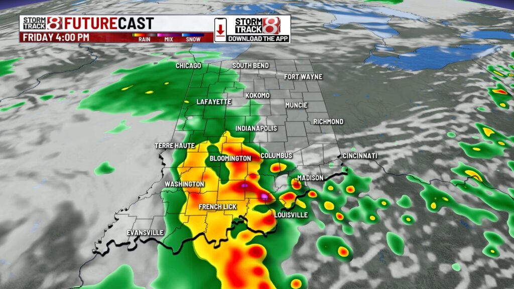Daily rain chances through the first weekend of May | May 1, 2025