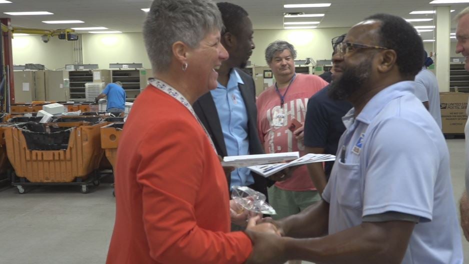 Indianapolis postal workers celebrate service’s 250th anniversary